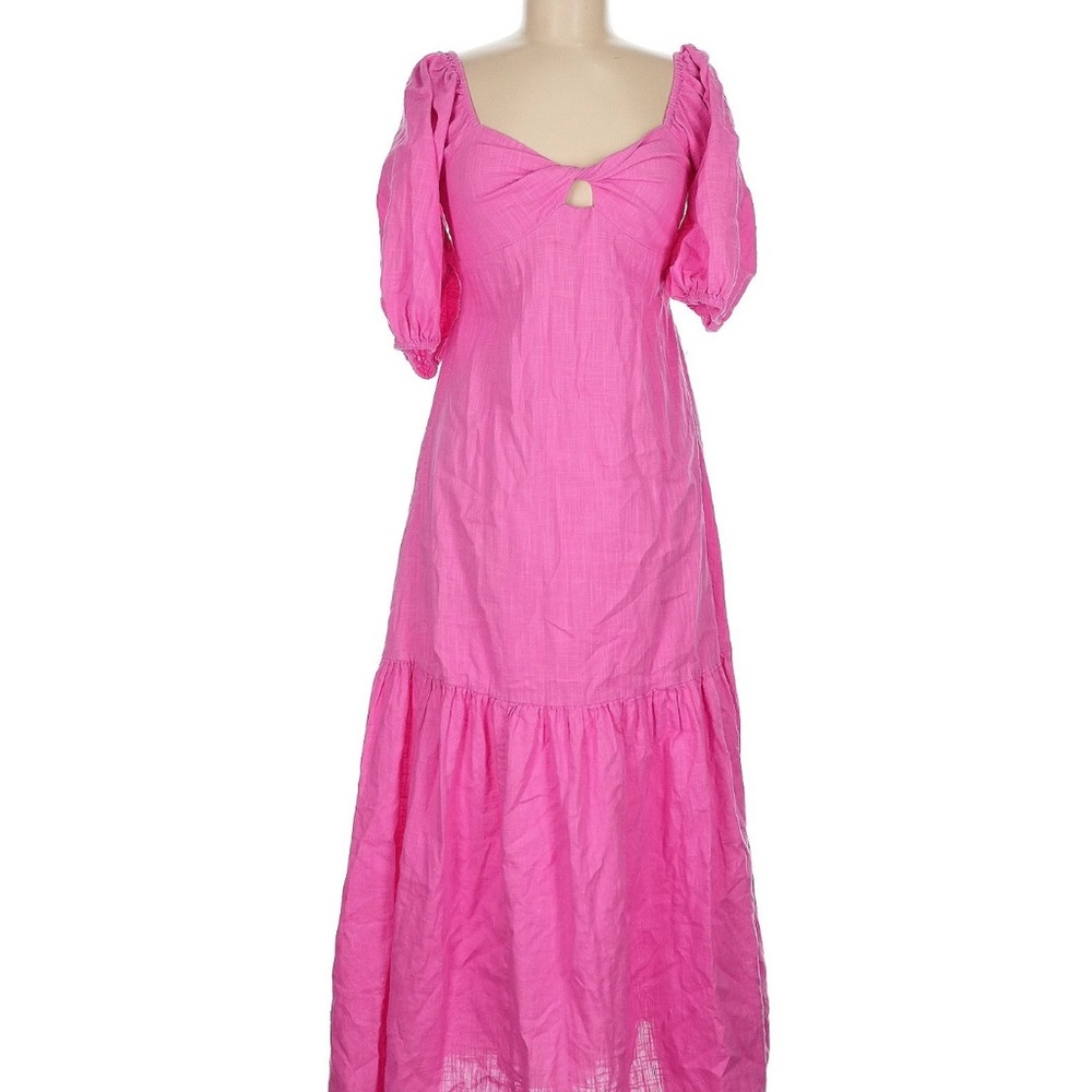 Elegant Pink Maxi Dress